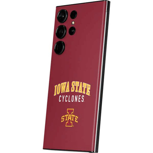 Iowa State University Collegiate Text Galaxy Skins